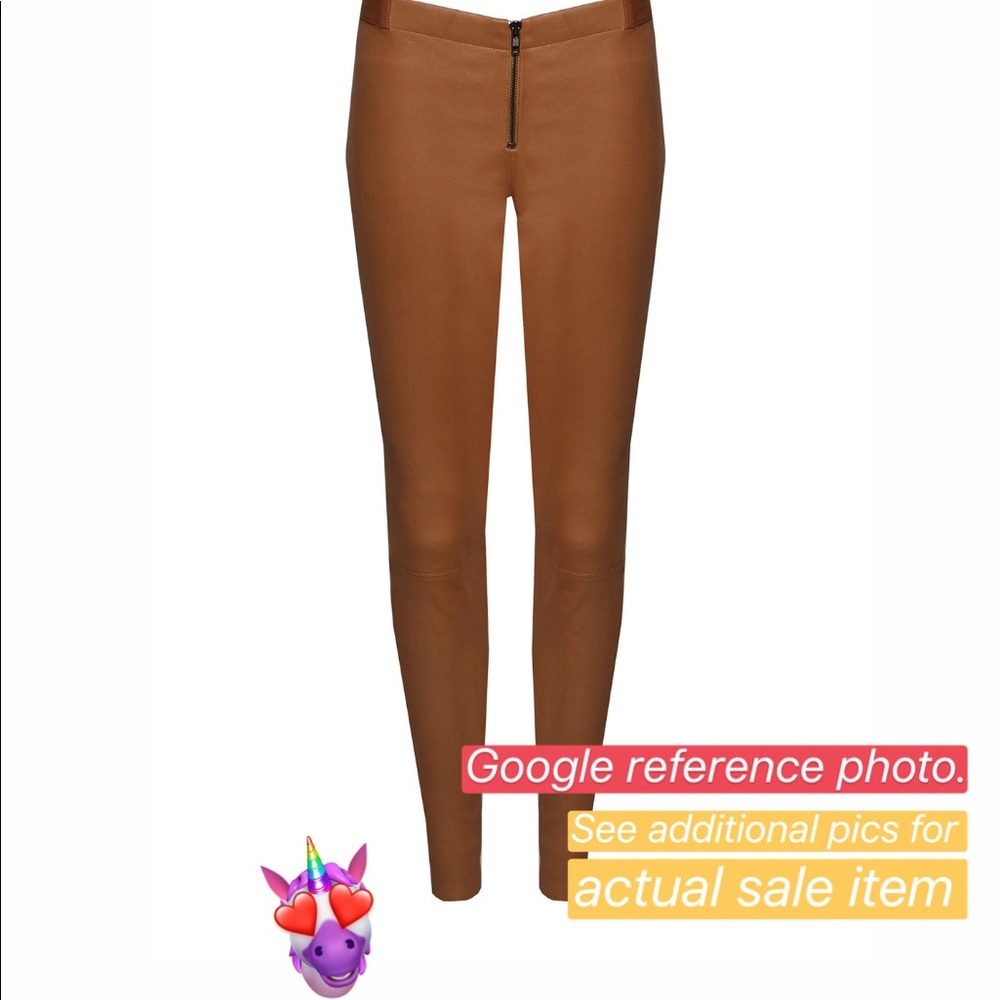 Alice + Olivia Brown Leggings